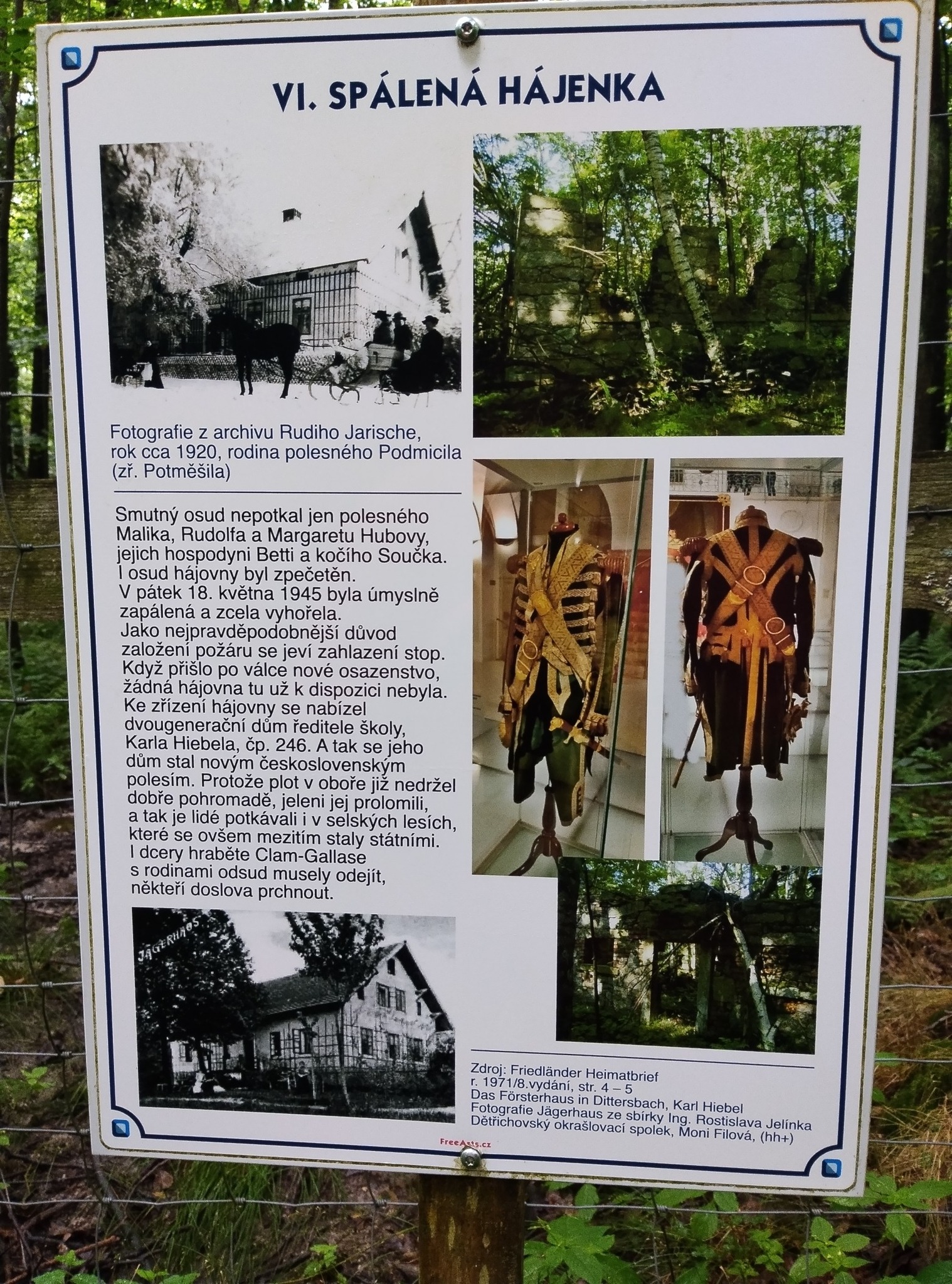 VI. Spálená hájenka