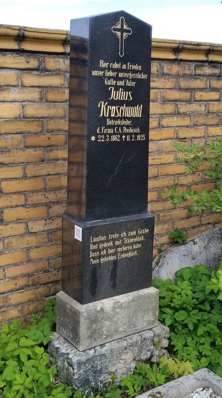 náhrobek ředitele CAP Dětřichov